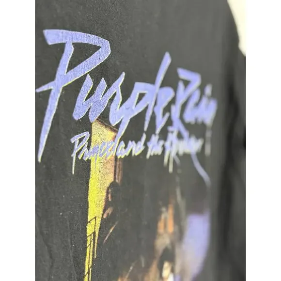 Authentic Prince Estate Collection Purple Rain Graphic Tee Medium Band Tee 80's - Picture 3 of 5